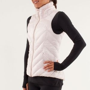 Lululemon Down Town Vest in Blush Size 8